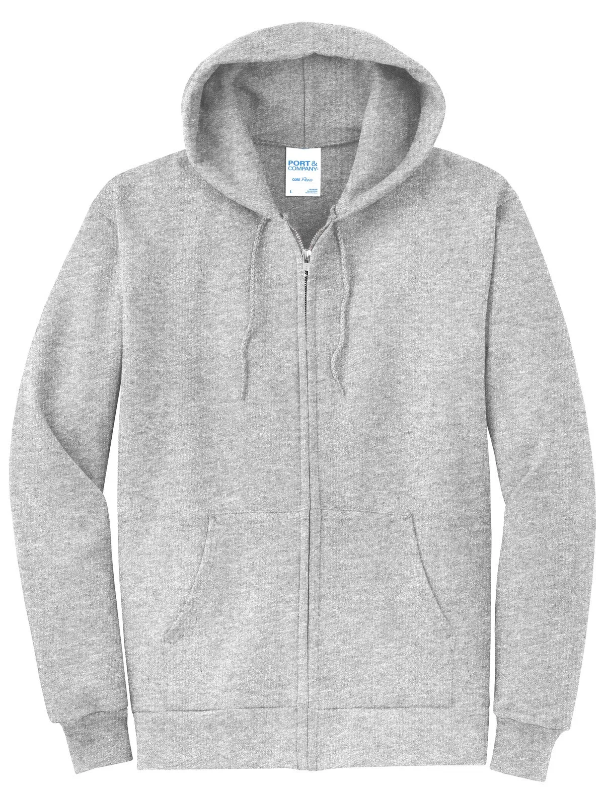 Port & Company - Men's Core Fleece Full-Zip Hooded Sweatshirt 2 of 2