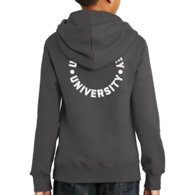 Port & Company Youth Fan Favorite Fleece Pullover Hooded Sweatshirt- UVU Distressed