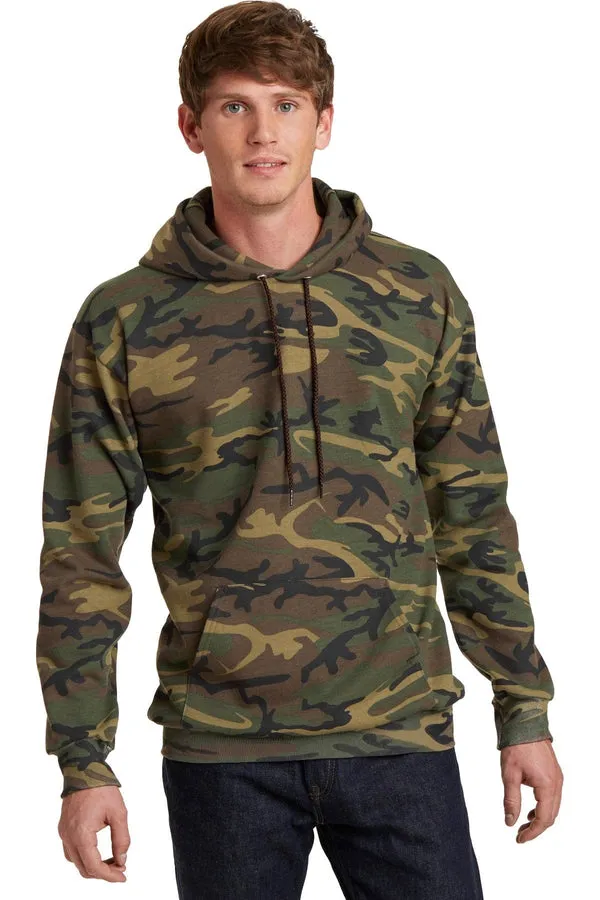 Port & Company PC78HC: Core Fleece Camo Pullover Hooded Sweatshirt