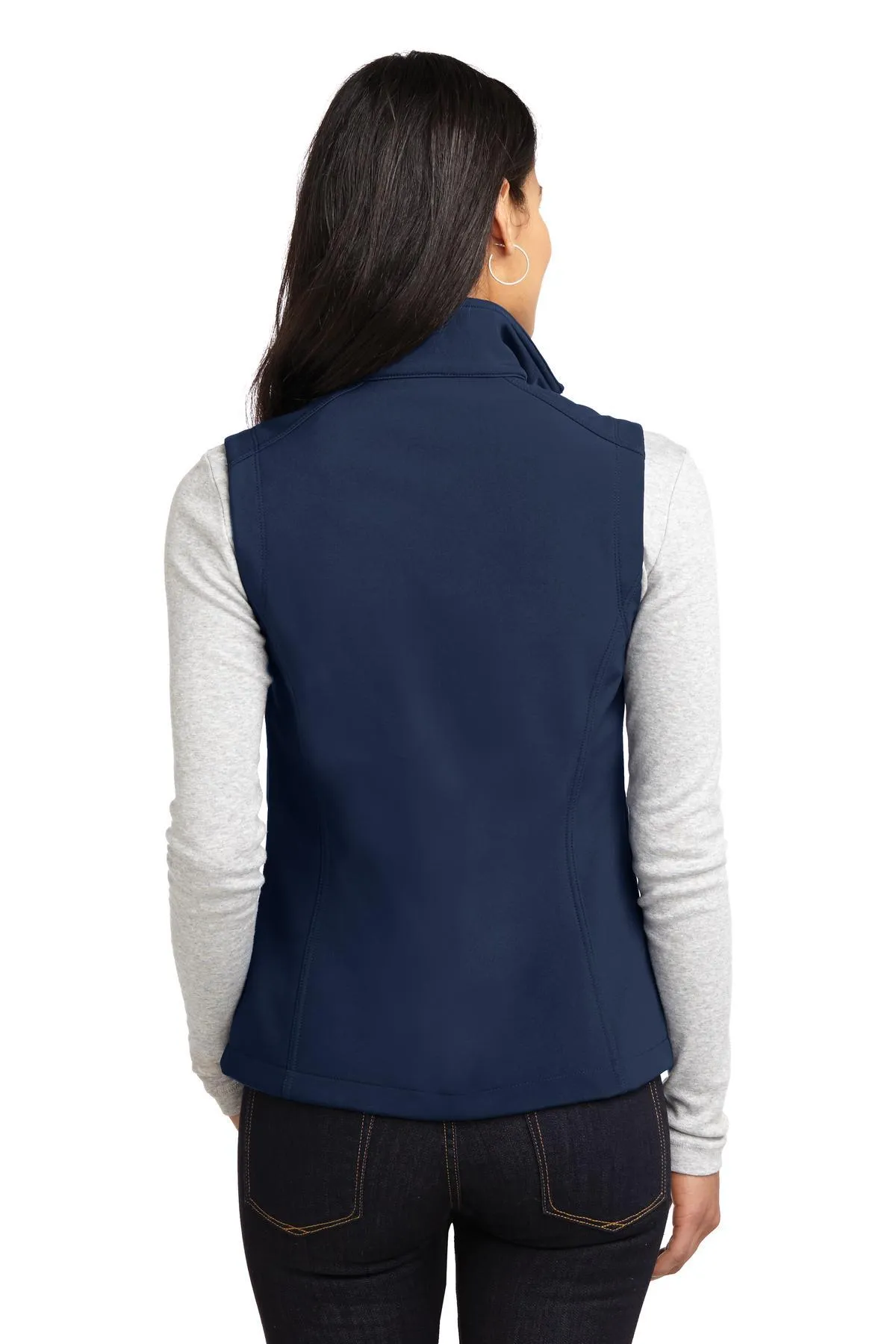 Port Authority Ladies Core Soft Shell Vest L325 Dress Blue Navy