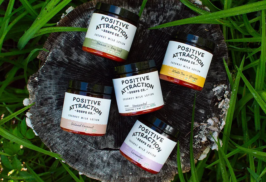 Positive Attraction Soaps Coconut Milk Lotion Lavender