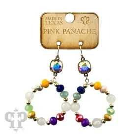 PP AB Color Pop Circle Earrings