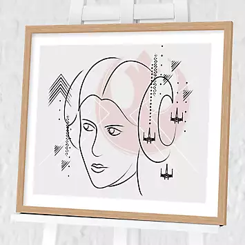 Princess Leia Star Wars Framed Print | Kaleidoscope