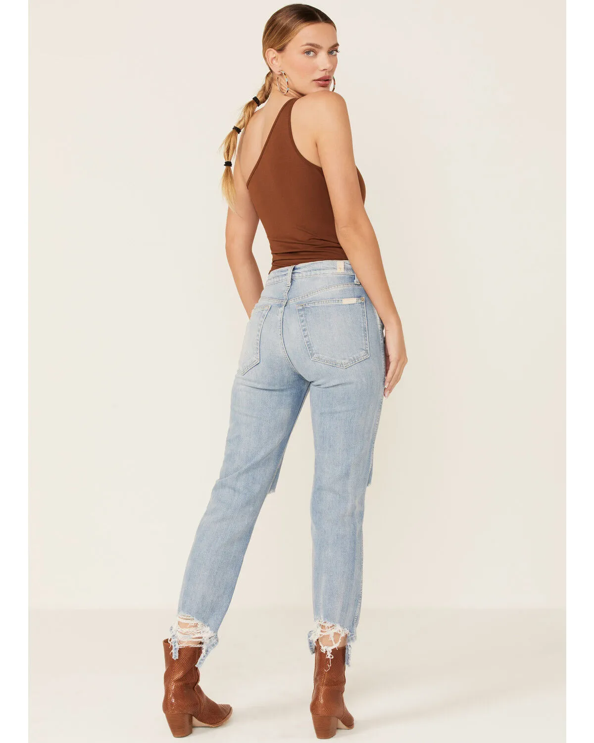 Product Name:  7 For All Mankind Women's High Rise Crop Denim Jeans