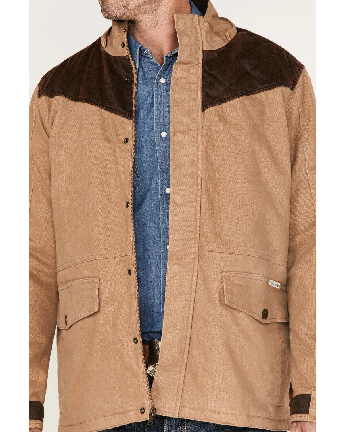 Product Name:  Cody James Men's Olton Utility Canvas Rancher Hooded Jacket