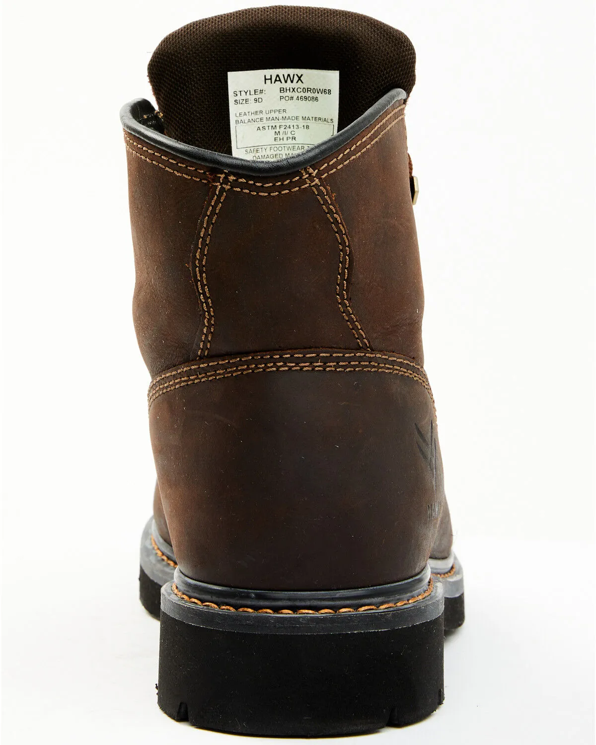 Product Name:  Hawx Men's Oily Crazy Horse Lace-Up 6" Work Boot - Composite Toe