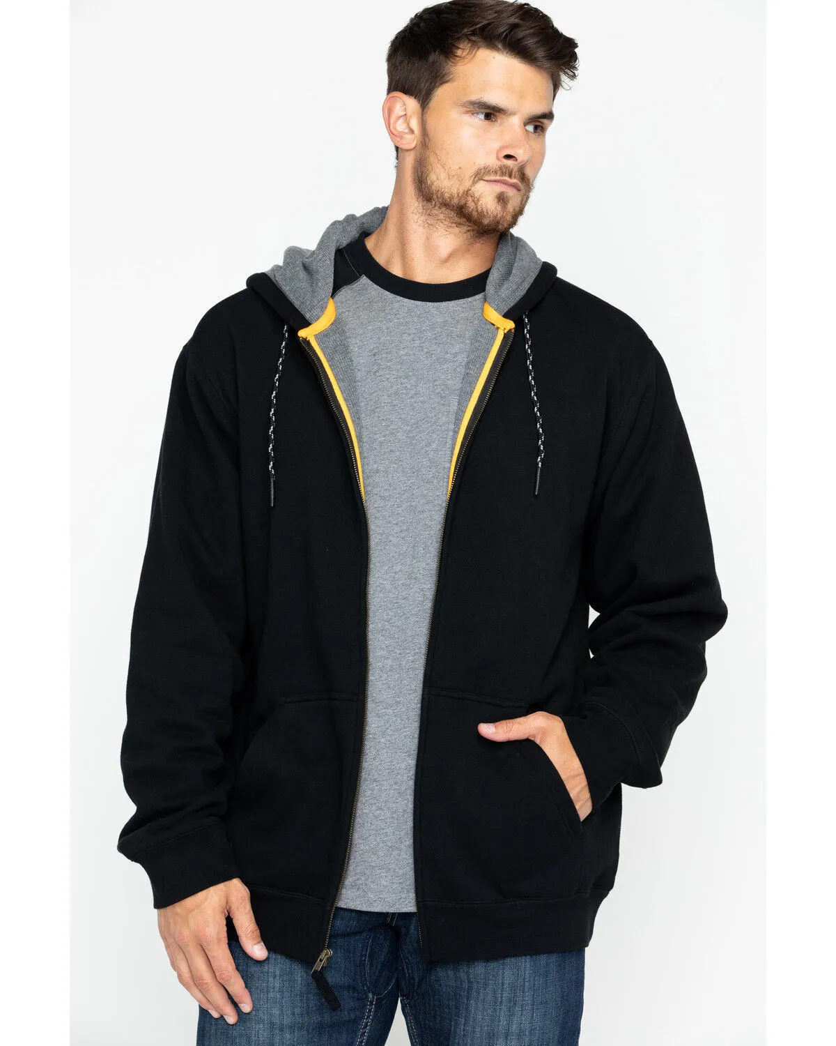 Product Name:  Hawx Men's Zip-Front Thermal Lined Hooded Jacket - Tall