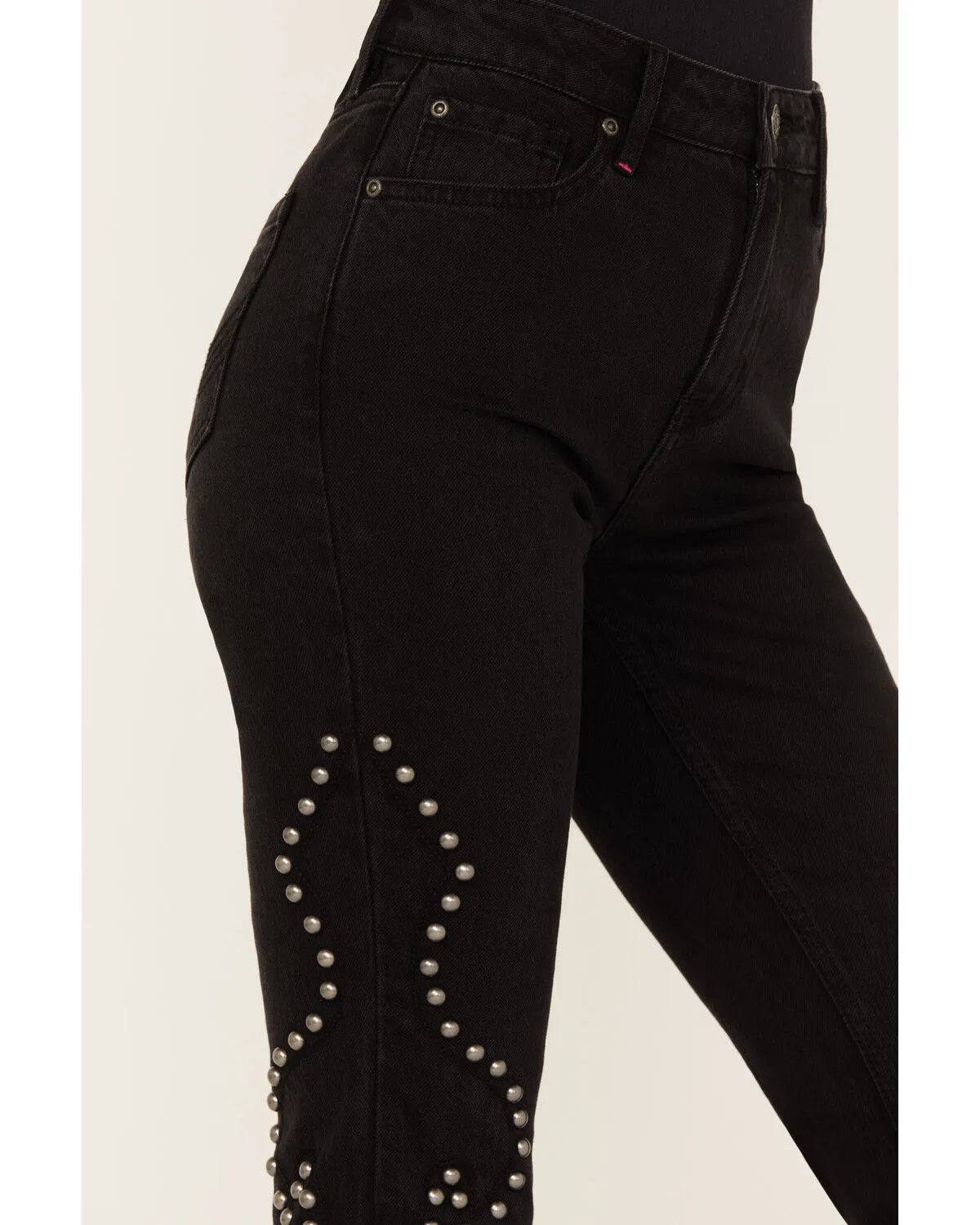 Product Name:  Idyllwind Women's Alameda High Risin Studded Stretch Flare Jeans