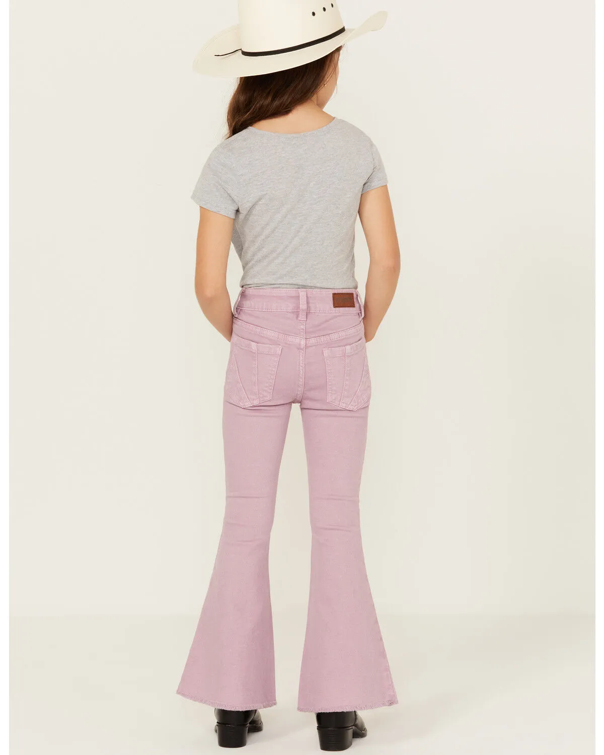 Product Name:  Shyanne Little Girls' Super Flare Distressed Hem Stretch Jeans
