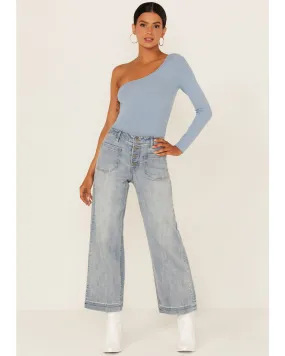 Product Name:  Unpublished Denim Women's Greta Lotus Crop Wide Jeans