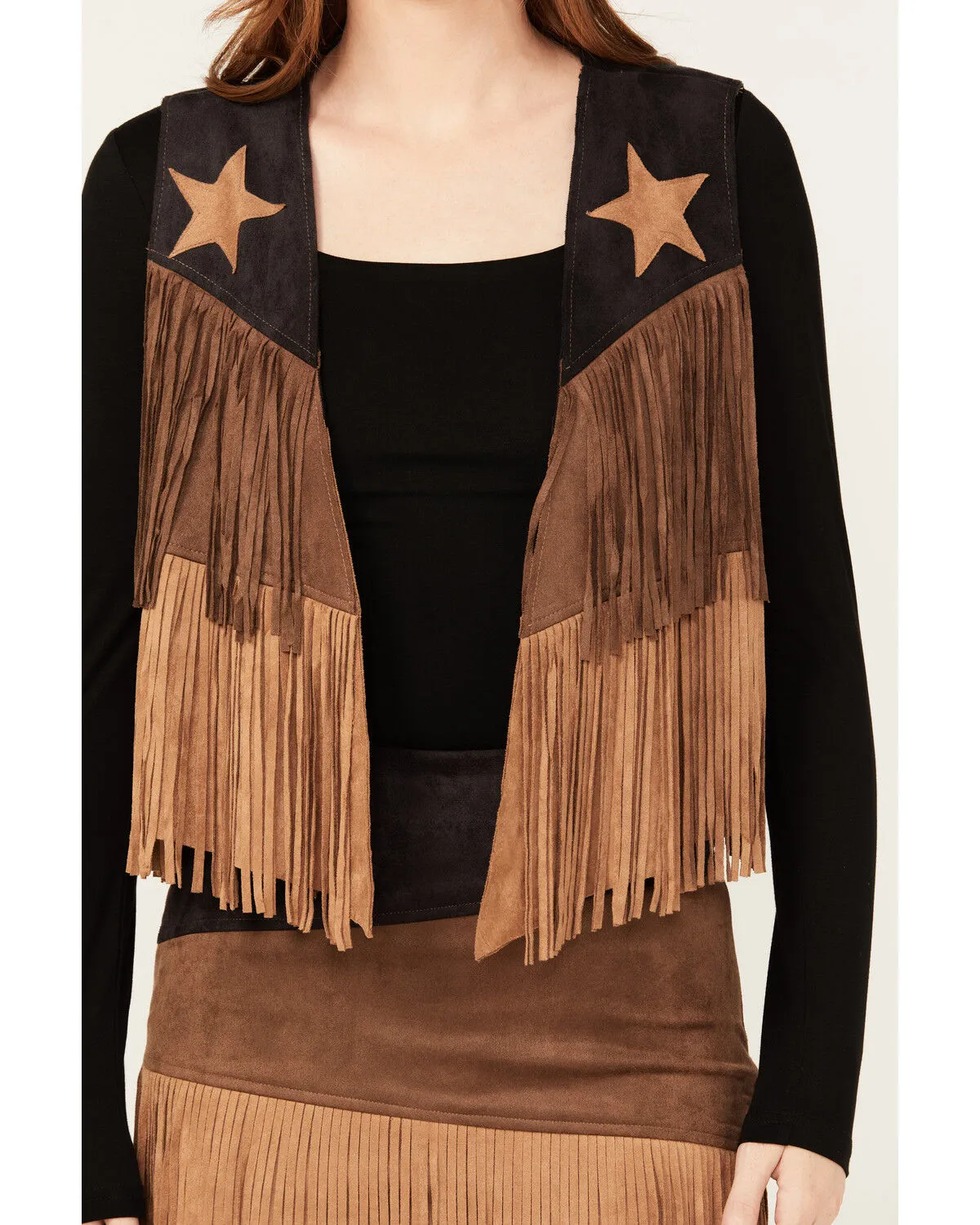 Product Name:  Vocal Women's Star Fringe Vest