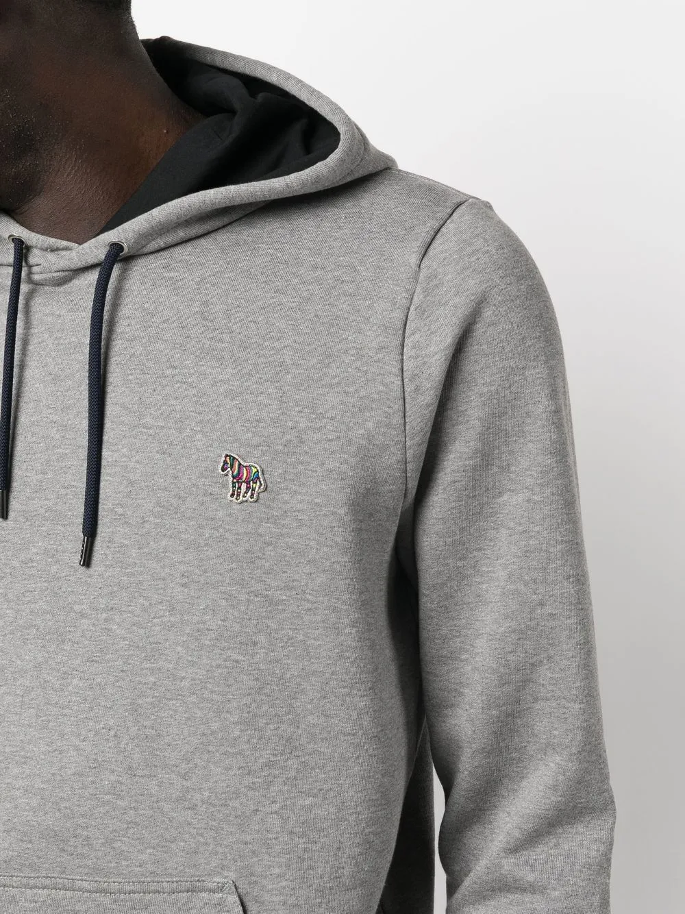 Ps By Paul Smith    Ps By Paul Smith Zebra Logo Cotton Hoodie