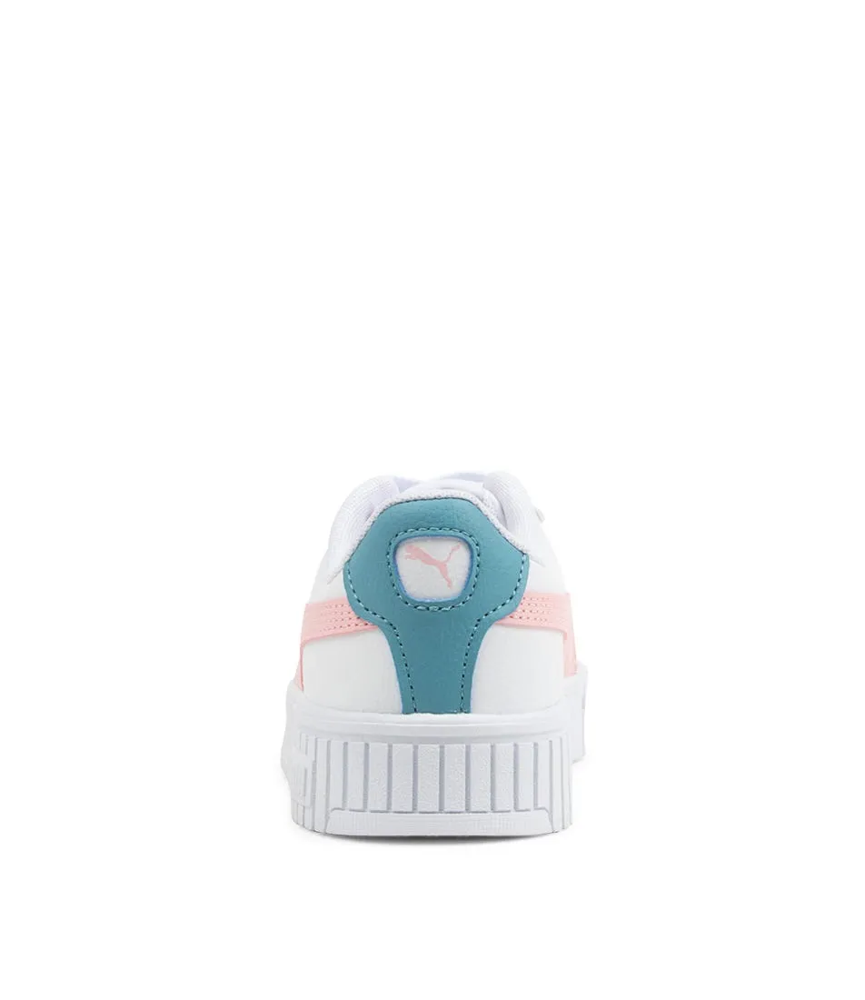 PUMA Carina 2.0 Ps Jr White Blossom Aqua Sneakers