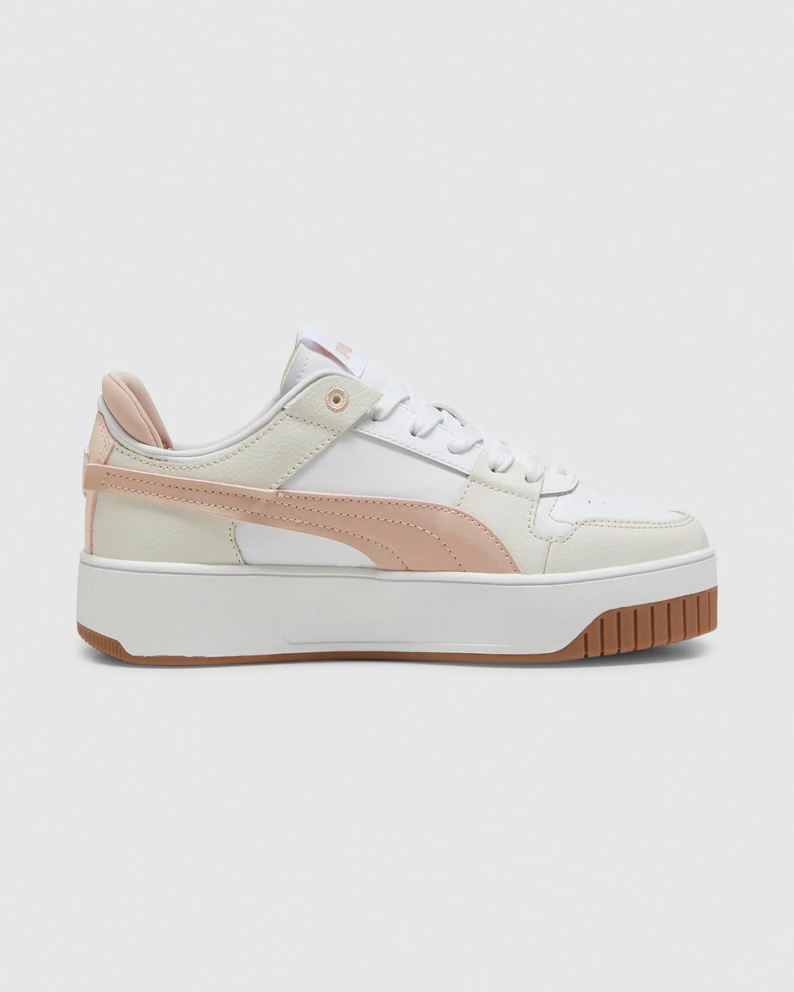 Puma Carina Street VTG Sneakers in White/Rose Quartz
