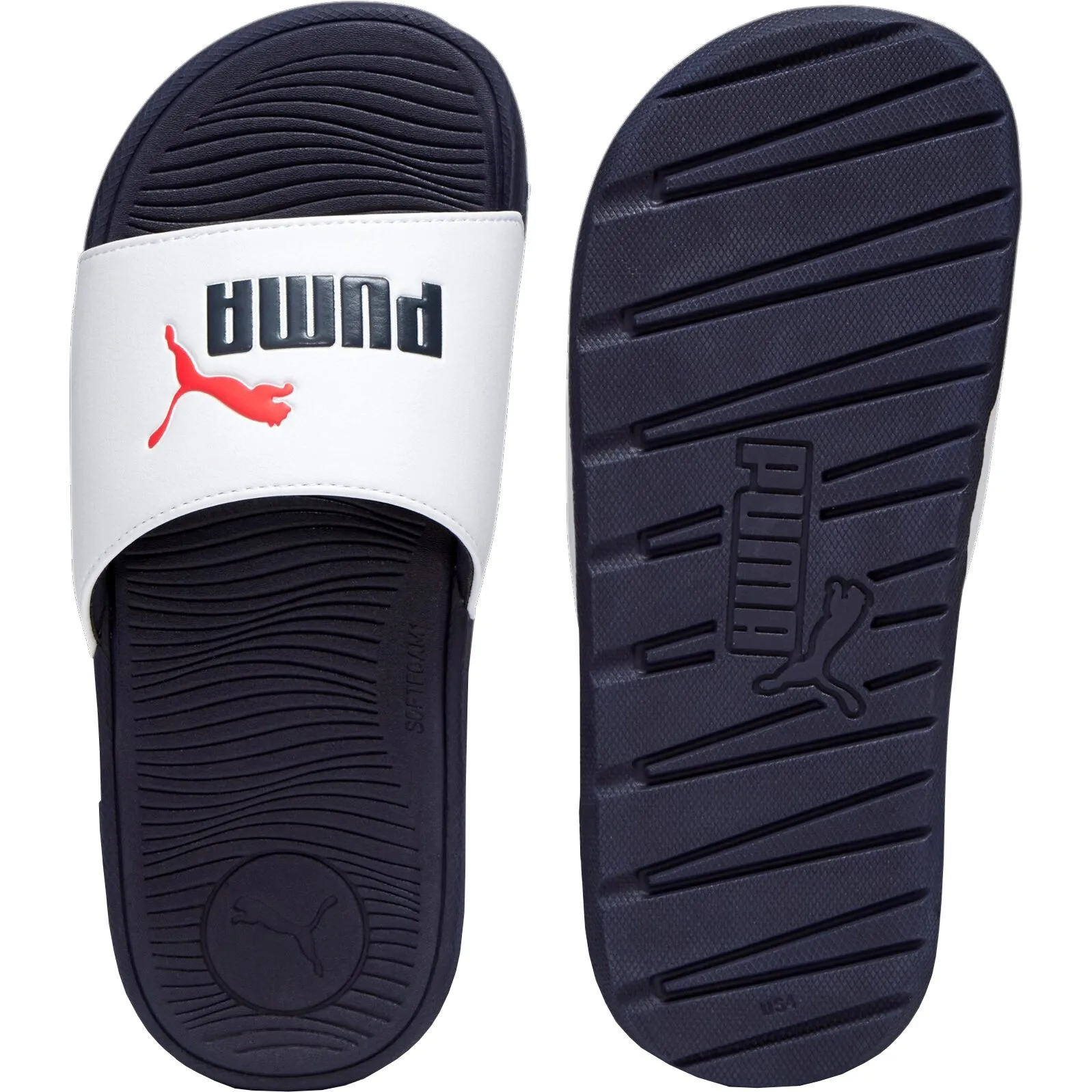 Puma - Cool Cat 2.0 Jr Slides Kids white