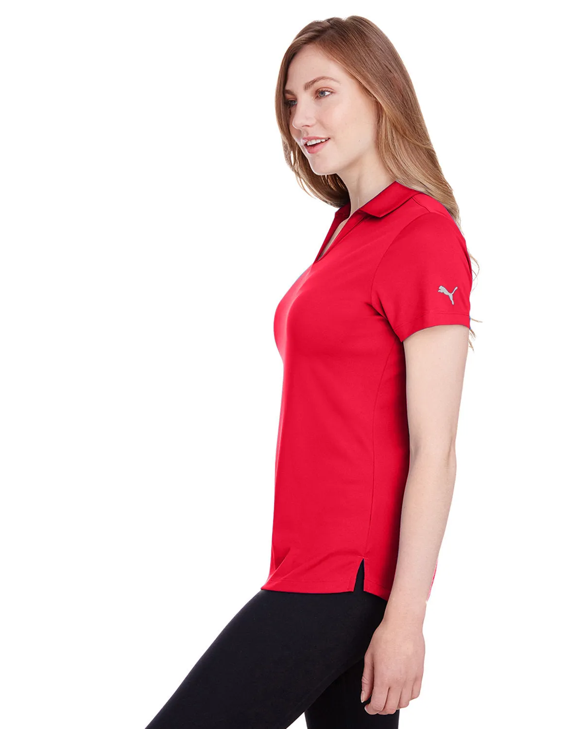 Puma Golf Ladies Icon Golf Polo, High Risk Red