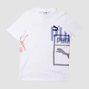 PUMA - Men - Logo Power Tee - White