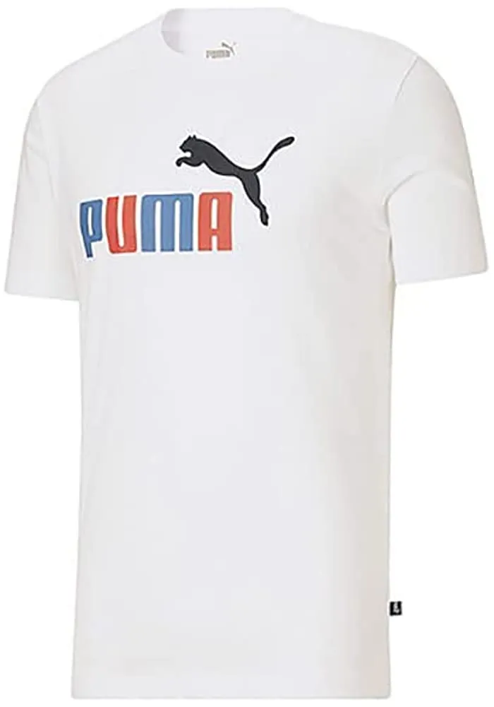 PUMA Men's Essentials 2 Logo T-Shirt