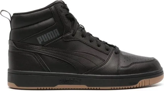 PUMA Rebound V6 faux-leather sneakers Black