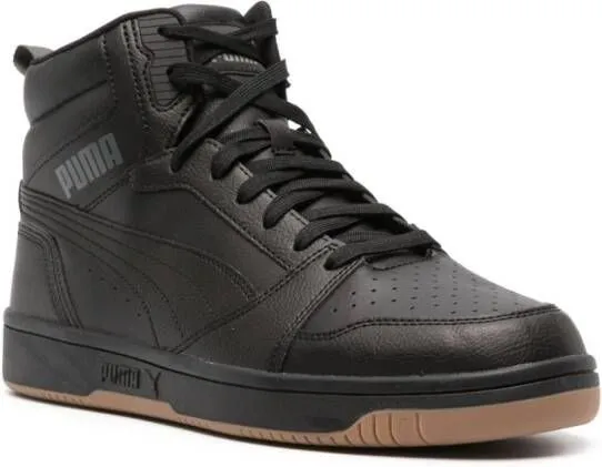 PUMA Rebound V6 faux-leather sneakers Black