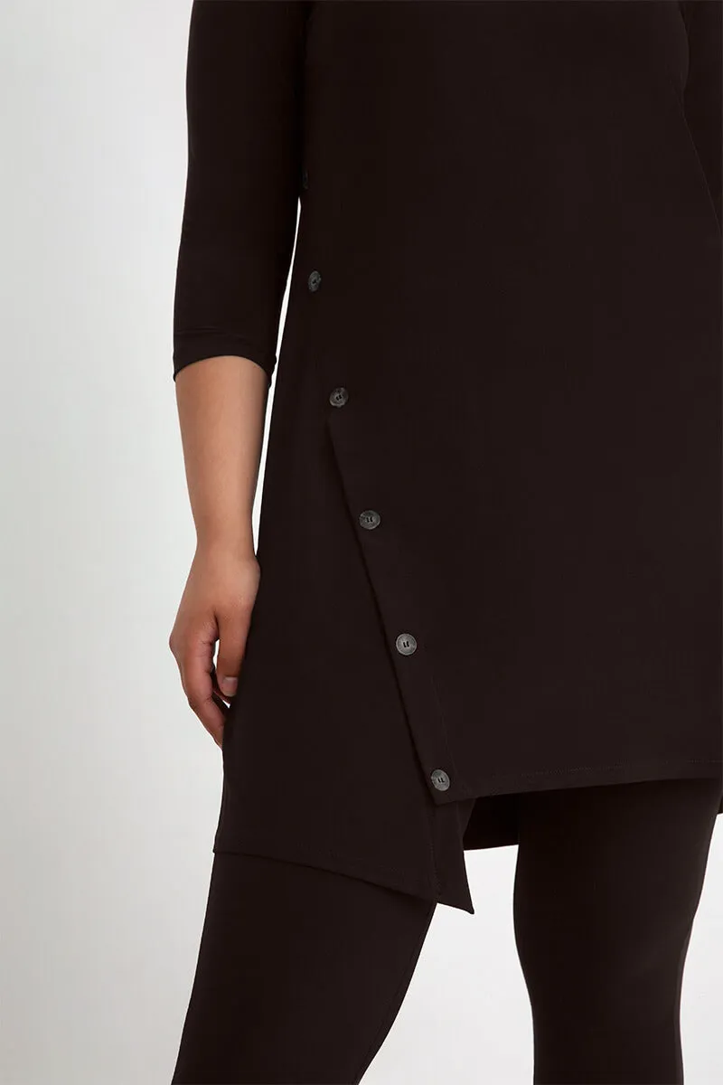 Quest Angle Tunic | Coffee