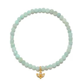 Quiet Confidence Lotus Amazonite Bracelet