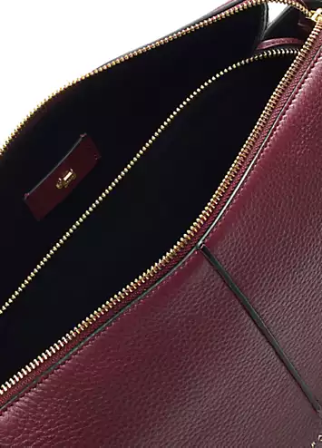 Radley London Hillgate Place Dark Cherry Medium Ziptop Crossbody Bag | Grattan