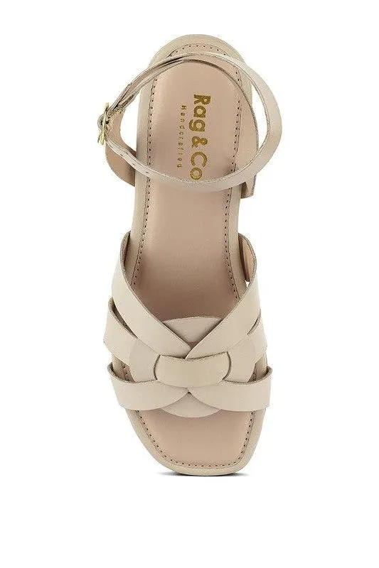 Rag & Co ASHTON Flat Ankle Strap Sandals