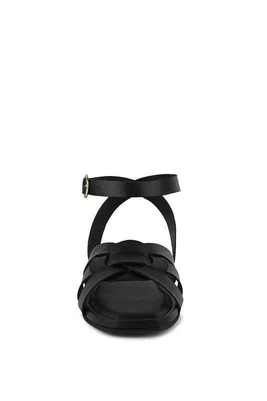 Rag & Co ASHTON Flat Ankle Strap Sandals