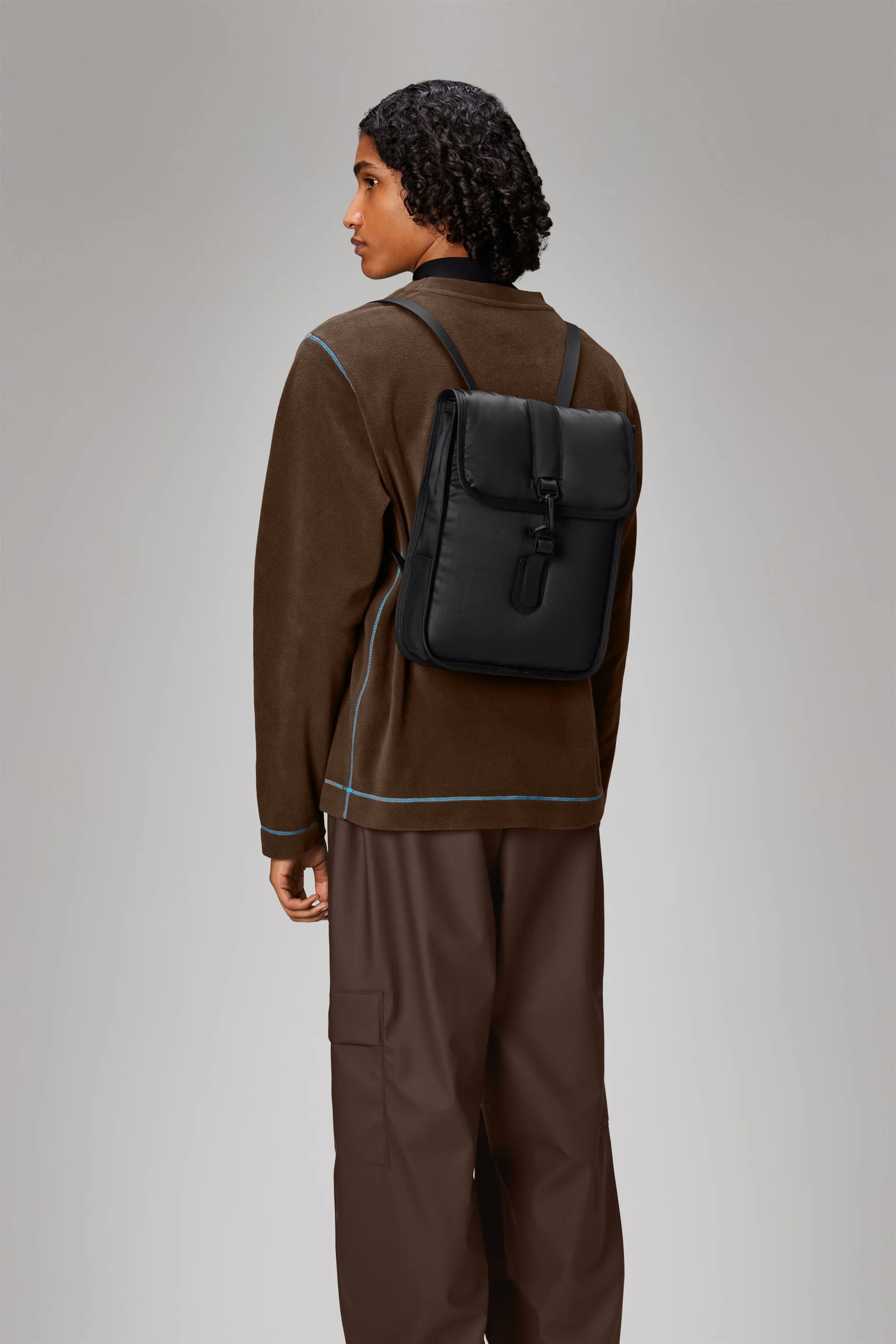 Rains® Puffed Backpack Micro in Black for €99.90 | 2-Year Warranty