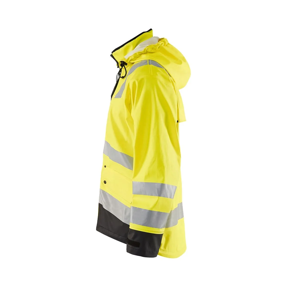 Rain Jacket Level 2 4302 High Vis Rood/Zwart - Blåkläder