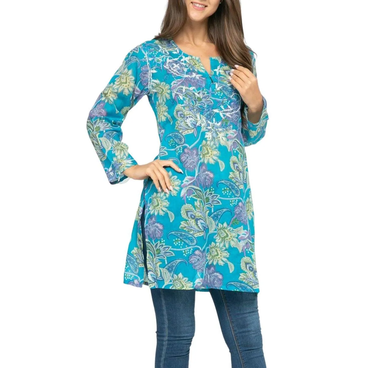      Raj Wild Flower Tunic     