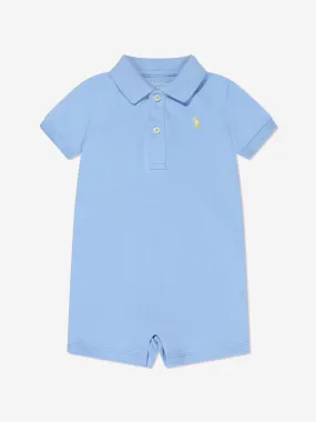 Ralph Lauren Baby Boys Polo Romper in Blue
