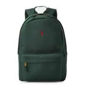 Ralph Lauren Green Backpack With Red Ralph Lauren Pony