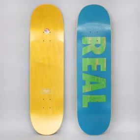 Real 8.25 Bold Series Skateboard Deck Blue