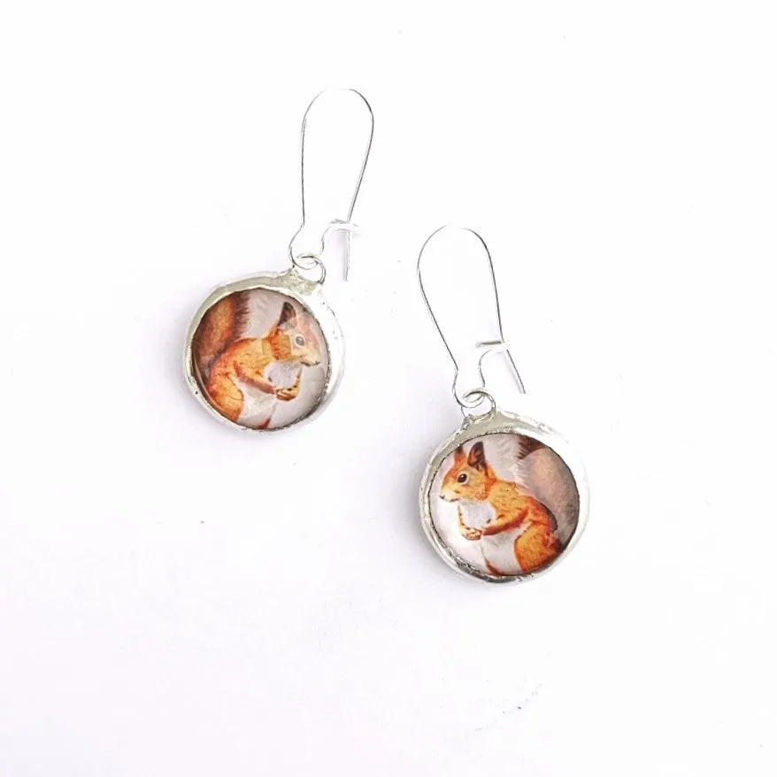 Red Squirrel Earrings