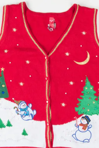 Red Ugly Christmas Vest 54701