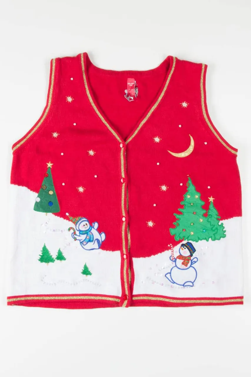 Red Ugly Christmas Vest 54701