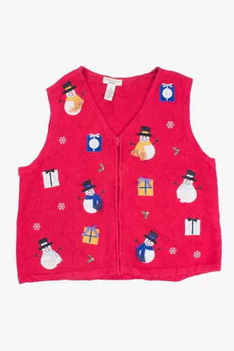 Red Ugly Christmas Vest 55126