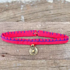 Red vintage tara choker