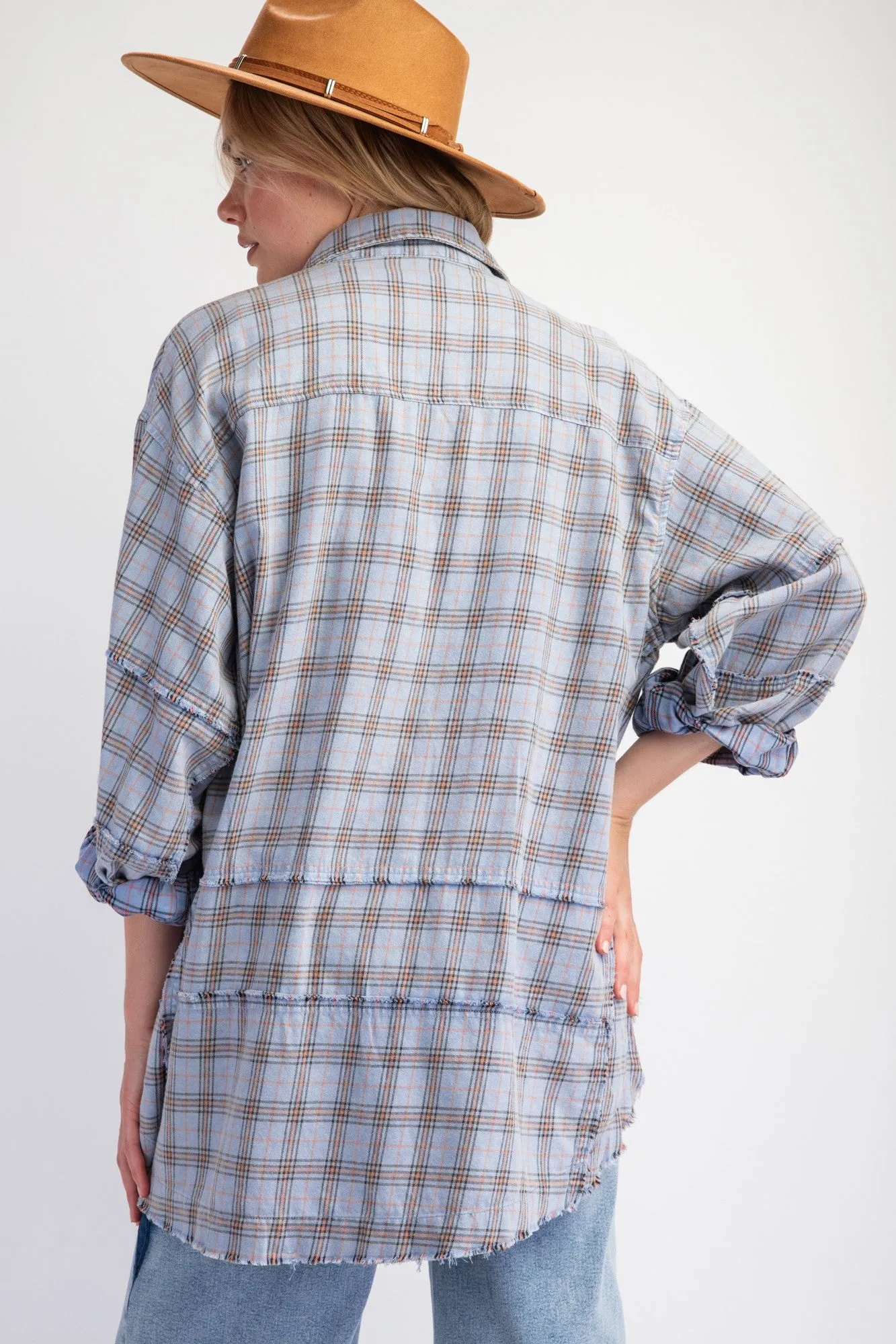 Redfin Plaid Tunic - 2 Colors