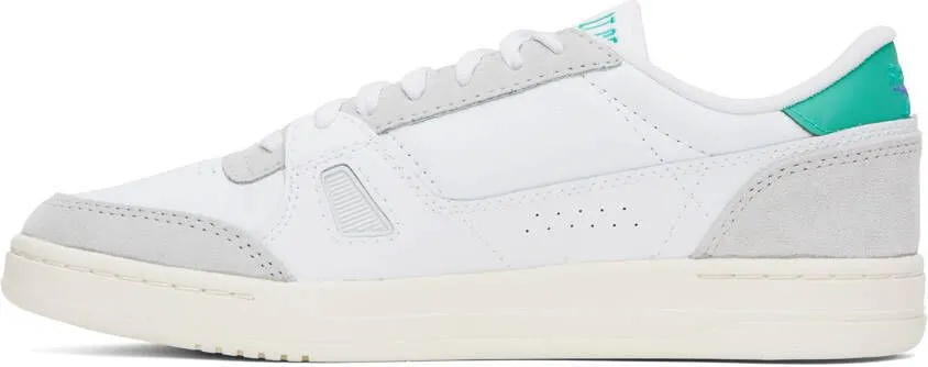 Reebok Classics White & Gray Lt Court Sneakers