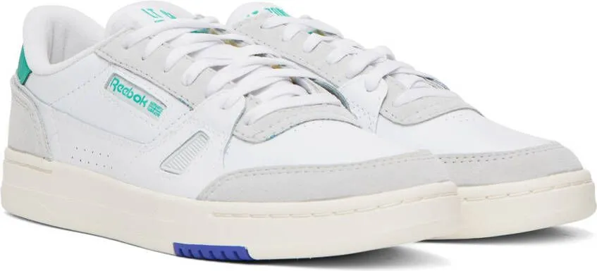 Reebok Classics White & Gray Lt Court Sneakers