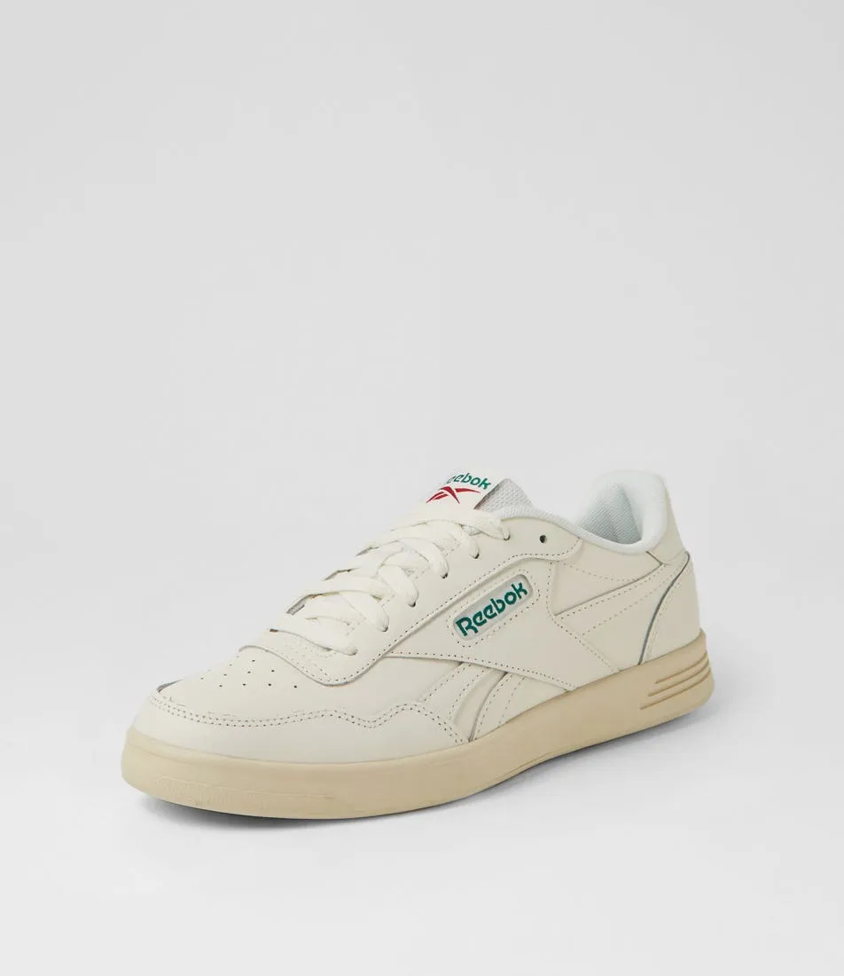 REEBOK Court Advance W Chalk Dark Green Red Sneakers