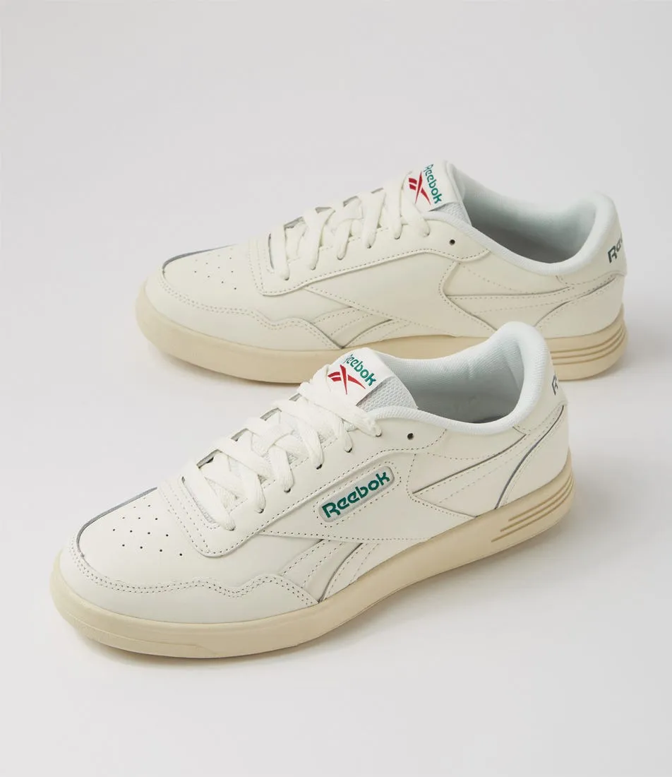 REEBOK Court Advance W Chalk Dark Green Red Sneakers