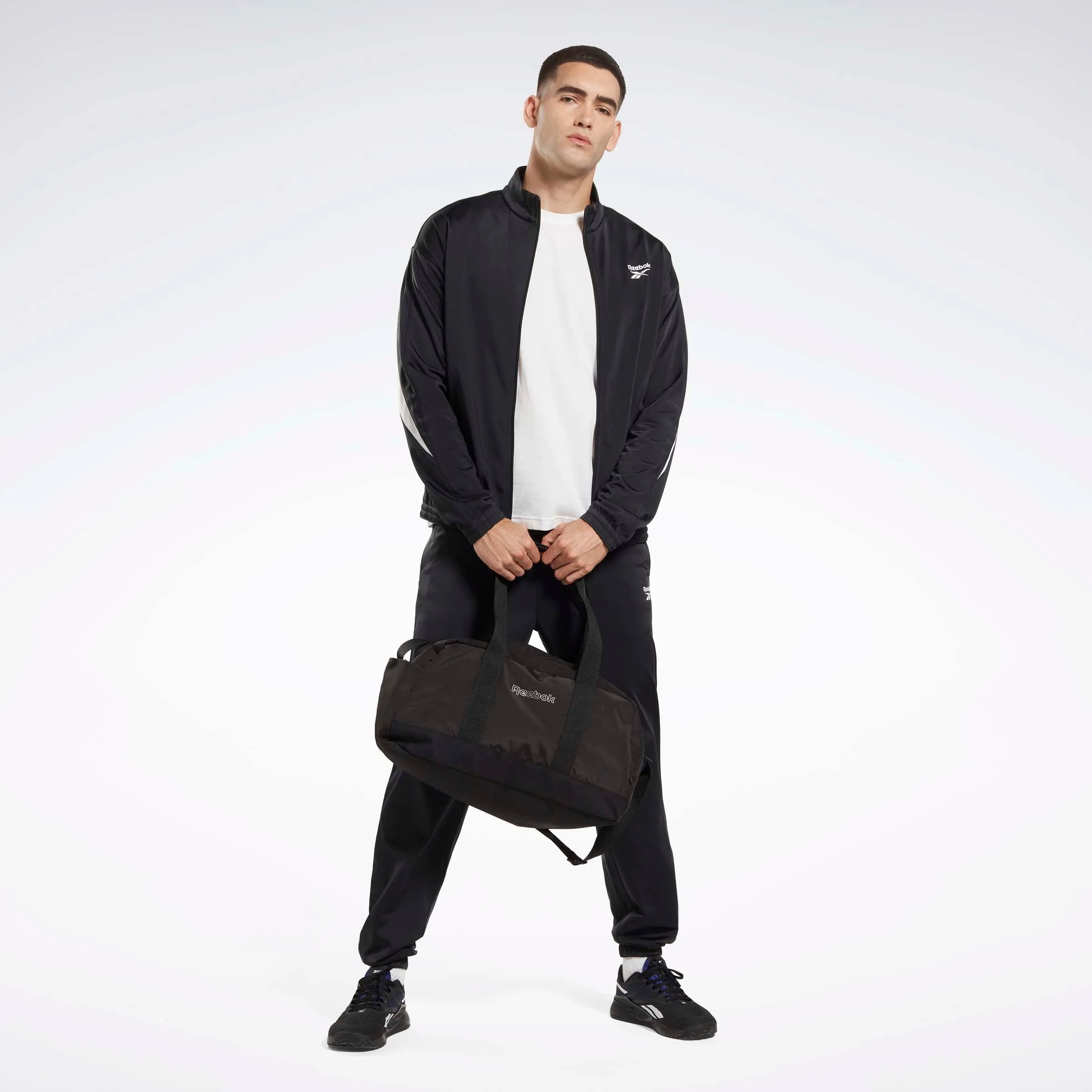 Reebok Identity Vector Knit Track Top Night Black/White