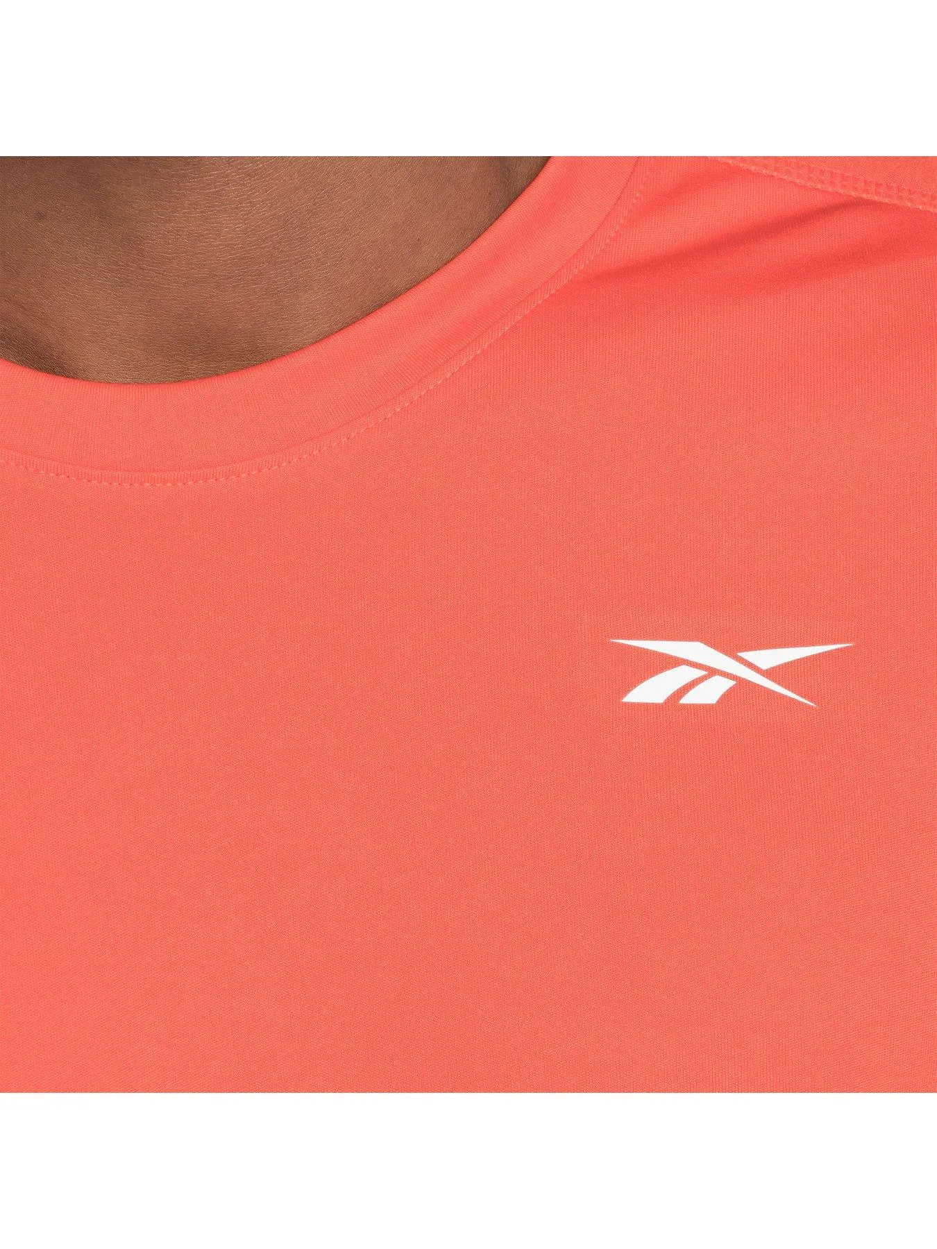 Reebok Mens Training ID Shorts Sleeve Tech Tee - Red