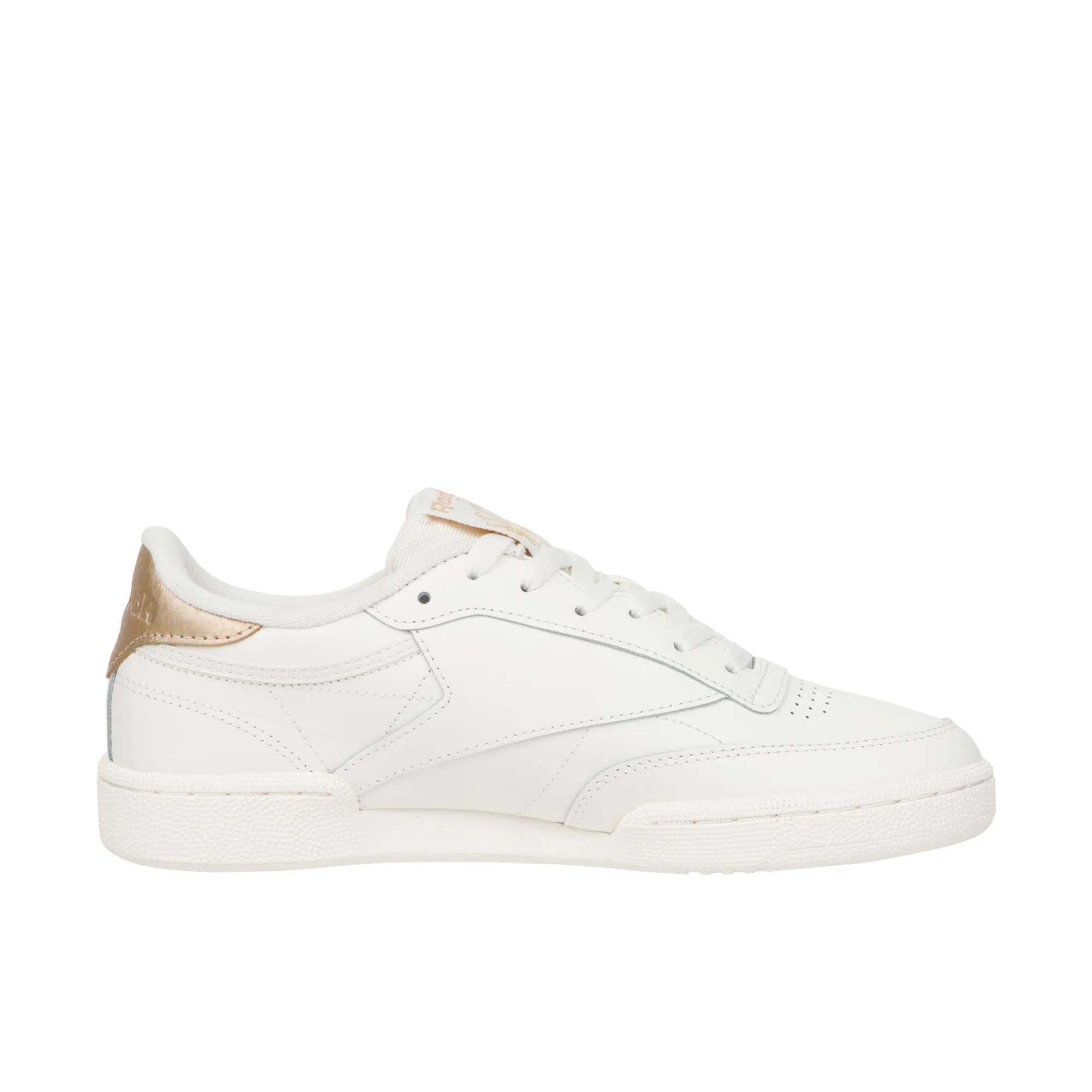 Reebok Womens Club C 85 Chalk/Sahara/Gold Met