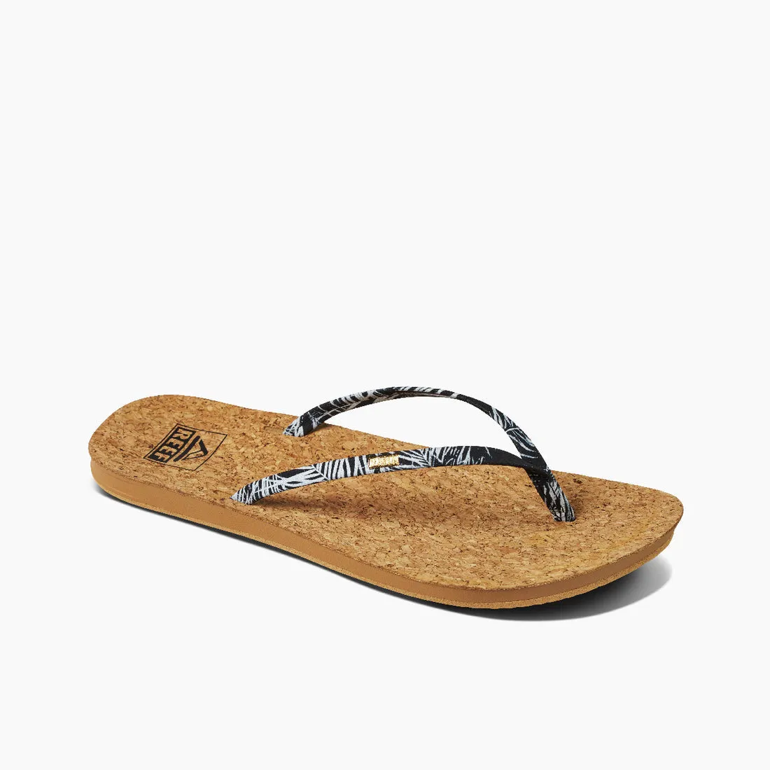 Reef Cushion Slim Cork Women's Sandals - Palmia