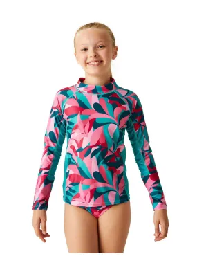 Regatta Kids Unisex Hoku 2 Rash Vest - Blue Print
